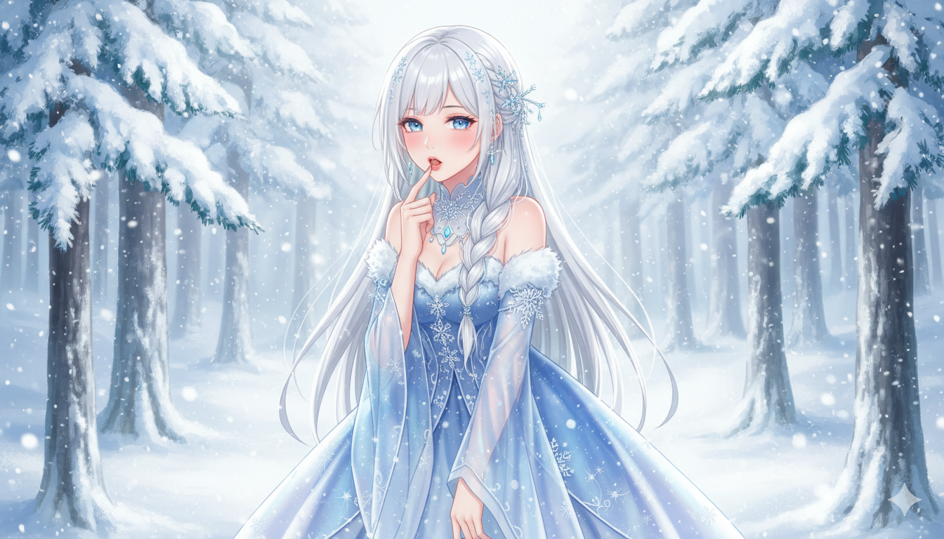 Cover art for The winter herself, a winter scenario on AI Dungeon