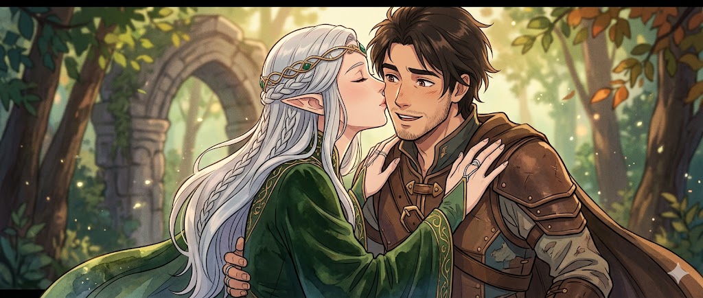 Cover art for Queen's fake husband, a romance scenario on AI Dungeon