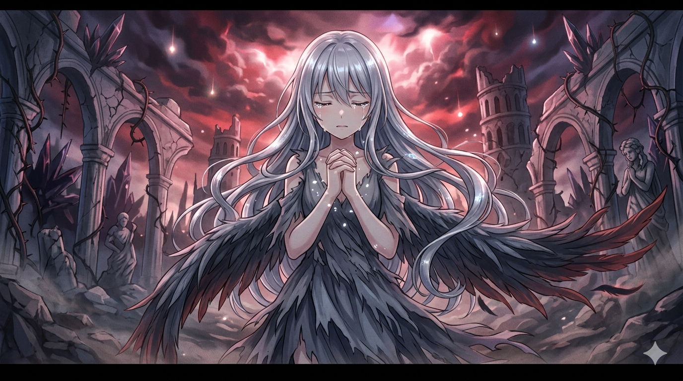 Cover art for Angel spawn, an angels scenario on AI Dungeon