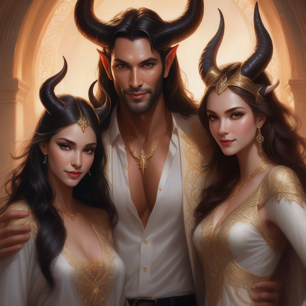 Cover art for Hell's family adventures, an adventure scenario on AI Dungeon