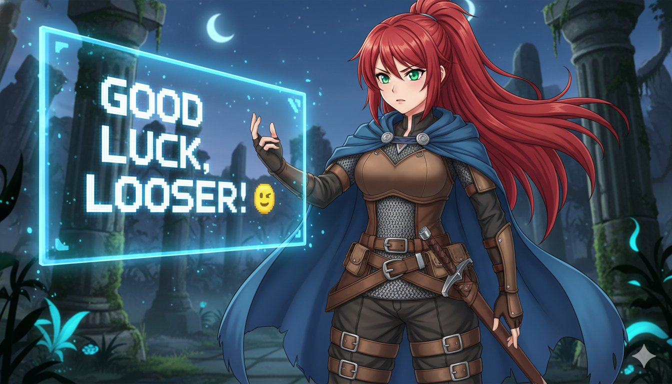 Cover art for Isekai system gone wrong, an isekai scenario on AI Dungeon