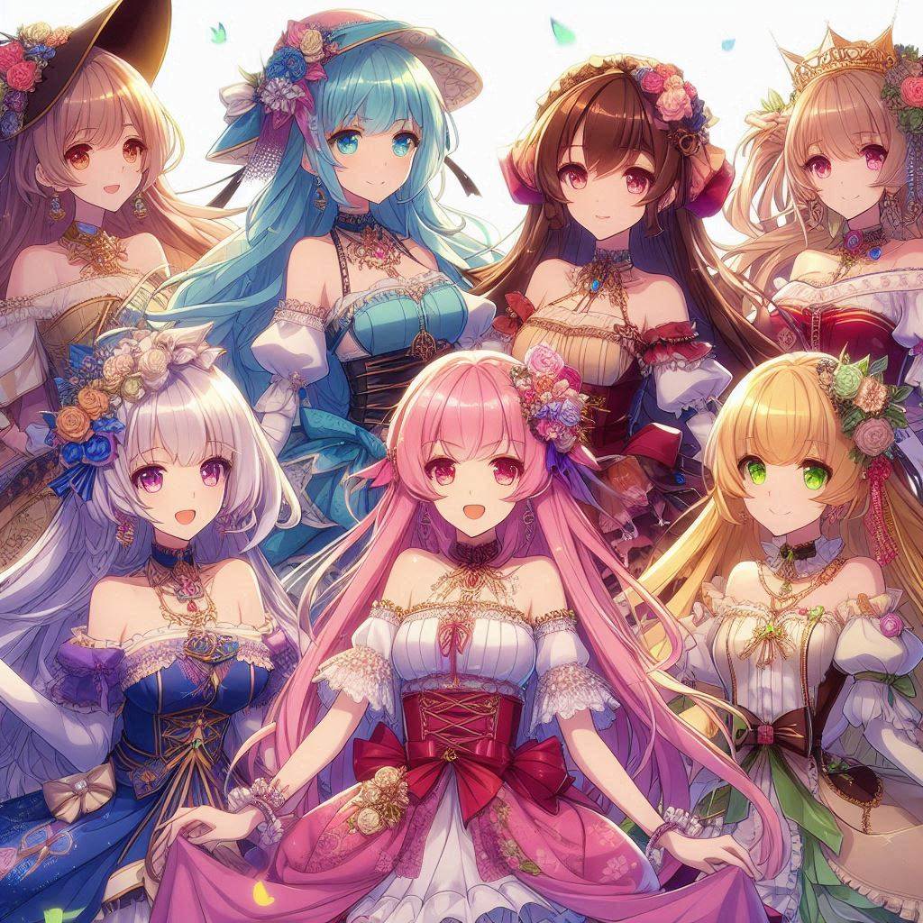 Cover art for House of gals, a competition scenario on AI Dungeon