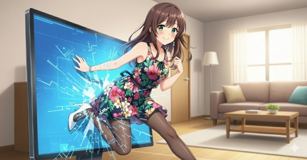 Cover art for Happy laifu with waifu!, a romance scenario on AI Dungeon
