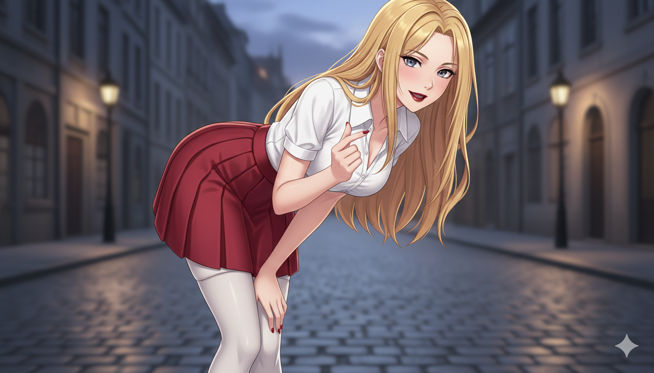 Cover art for You, follow me!, a romance scenario on AI Dungeon