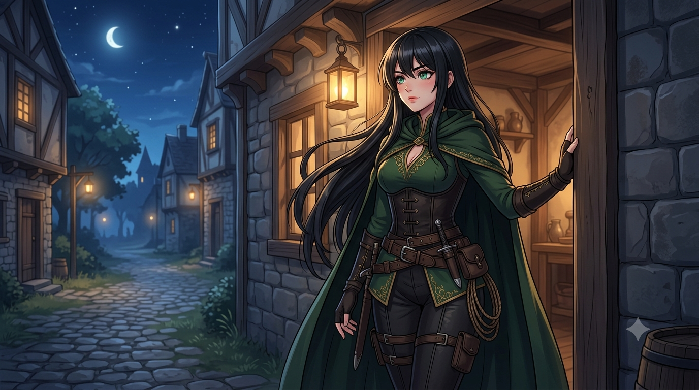 Cover art for The exile, a fantasy scenario on AI Dungeon