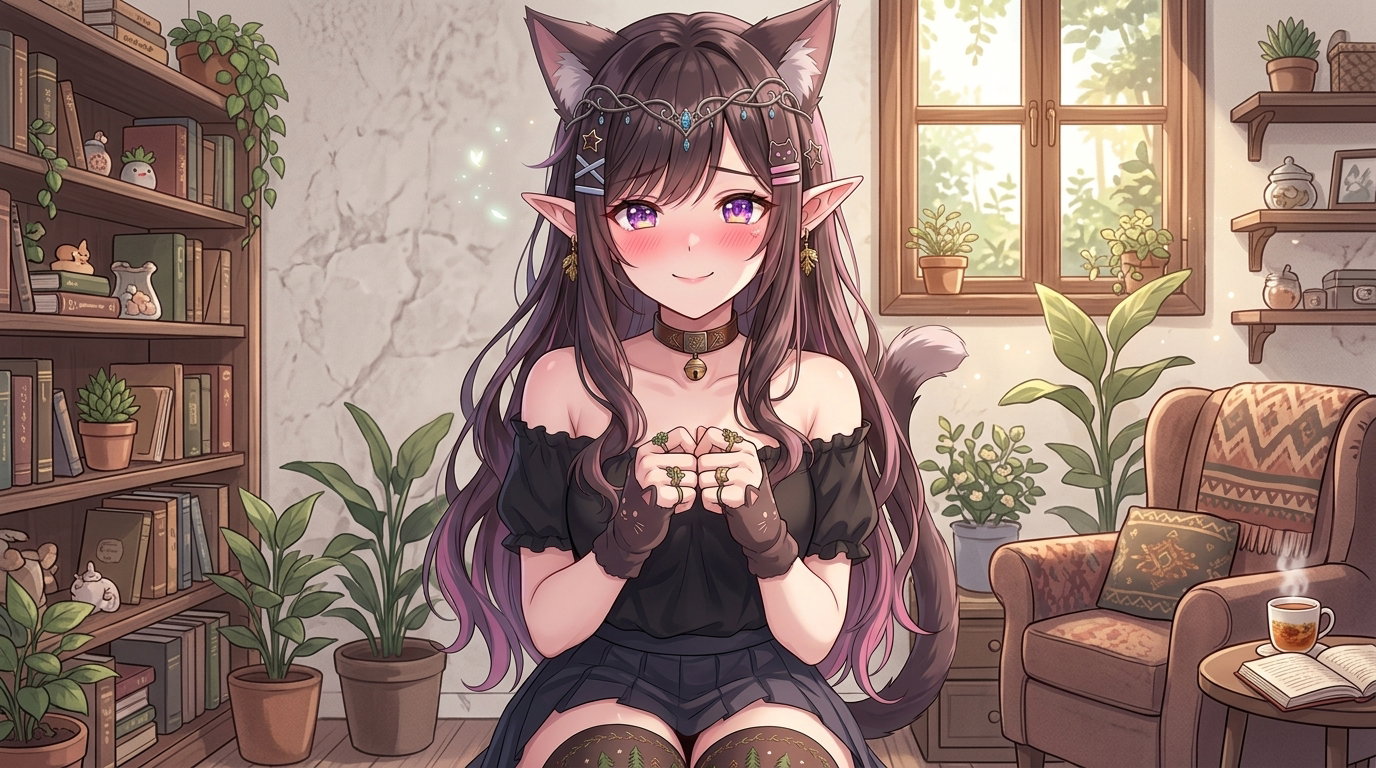 Cover art for Catelf, a romance scenario on AI Dungeon