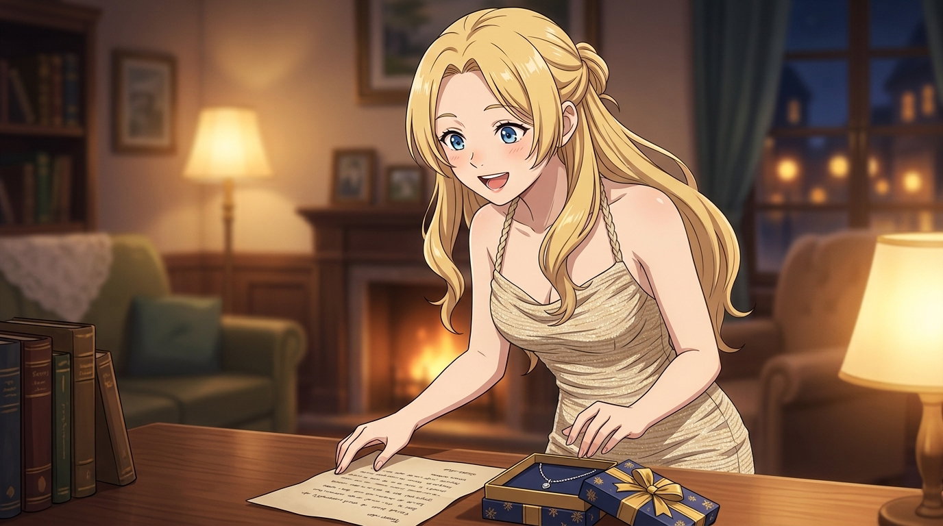 Cover art for Birthday instructions, a romance scenario on AI Dungeon