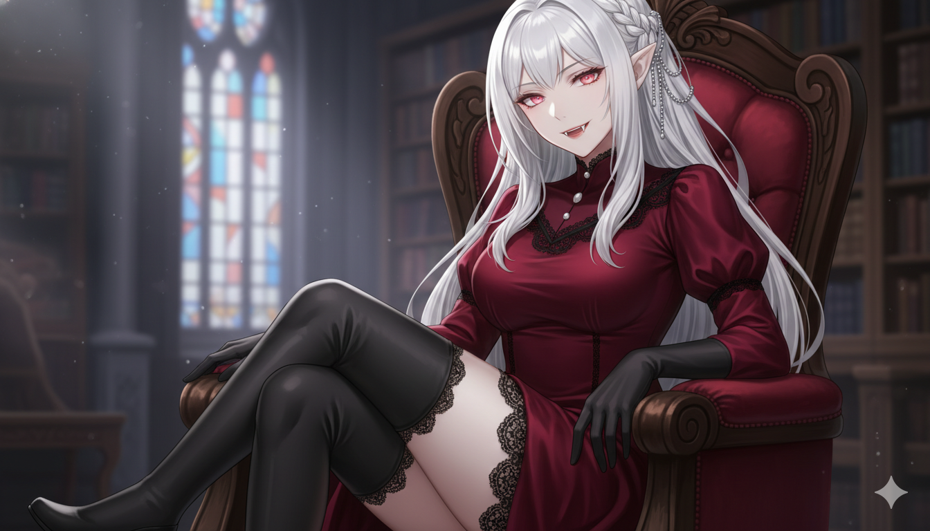 Cover art for My vampire pet, a medieval scenario on AI Dungeon