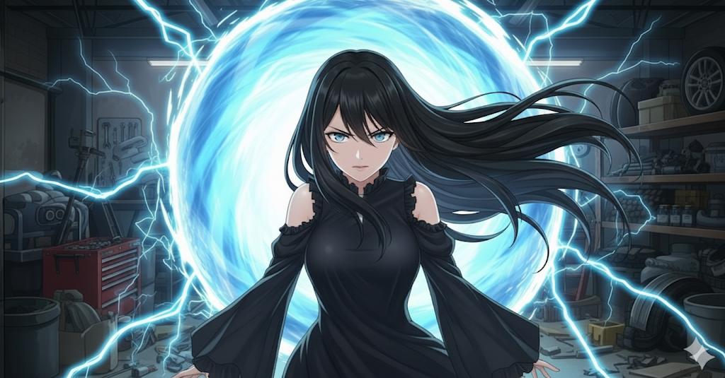 Cover art for Woman from future, a future scenario on AI Dungeon
