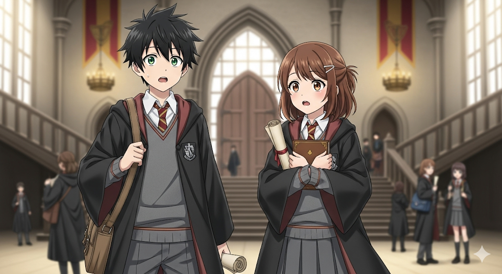 Cover art for Hogwarts: Next generation, a harrypotter scenario on AI Dungeon
