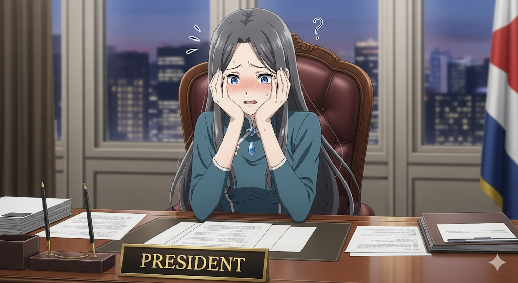 Cover art for I accidentally became president, now what?, a president scenario on AI Dungeon
