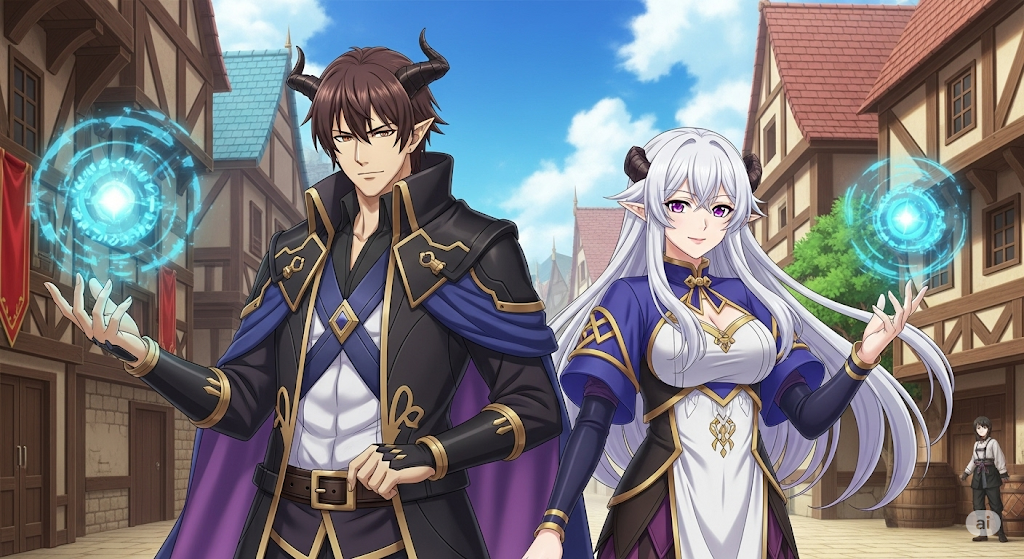 Cover art for Reincarnated to be demon overlord, a fantasy scenario on AI Dungeon