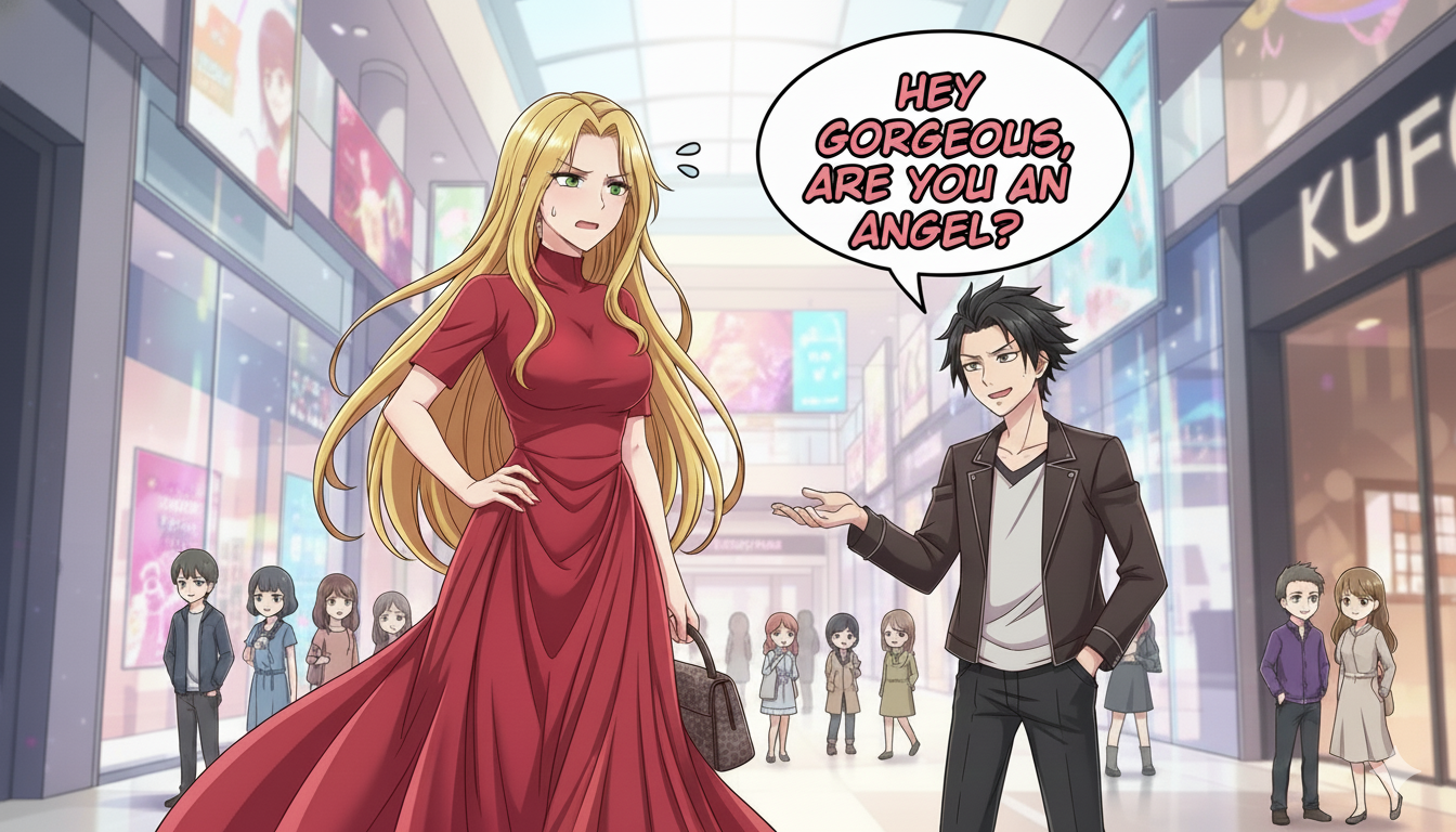 Cover art for Cringe flirting, a romance scenario on AI Dungeon