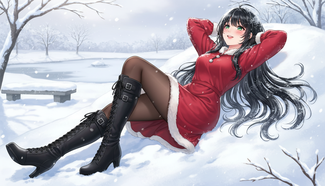 Cover art for Lie down with me, a winter scenario on AI Dungeon
