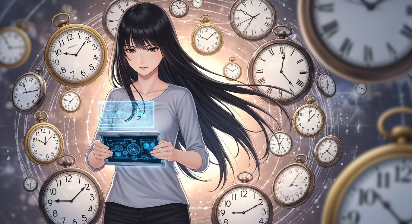 Cover art for Timeline jumper, a history scenario on AI Dungeon