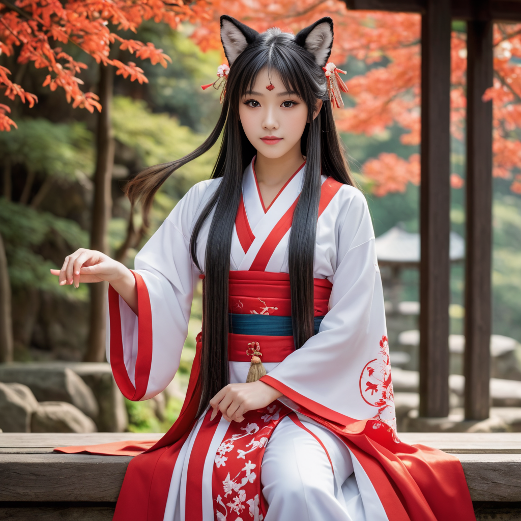 Cover art for Eternal Kitsune, a kitsune scenario on AI Dungeon