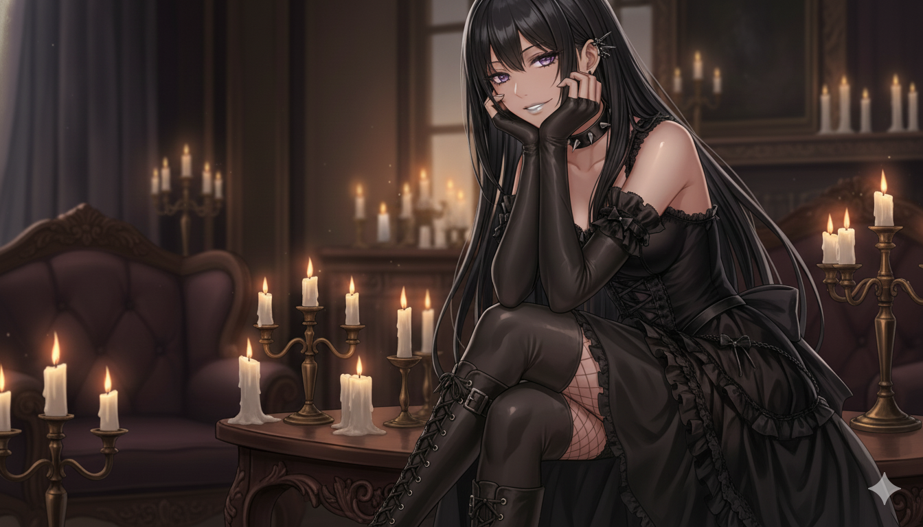Cover art for My gyaru goth, a gyaru scenario on AI Dungeon
