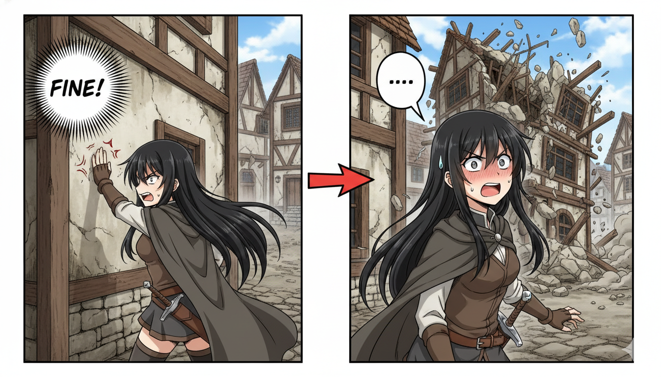 Cover art for My wife became OP!, a marriage scenario on AI Dungeon