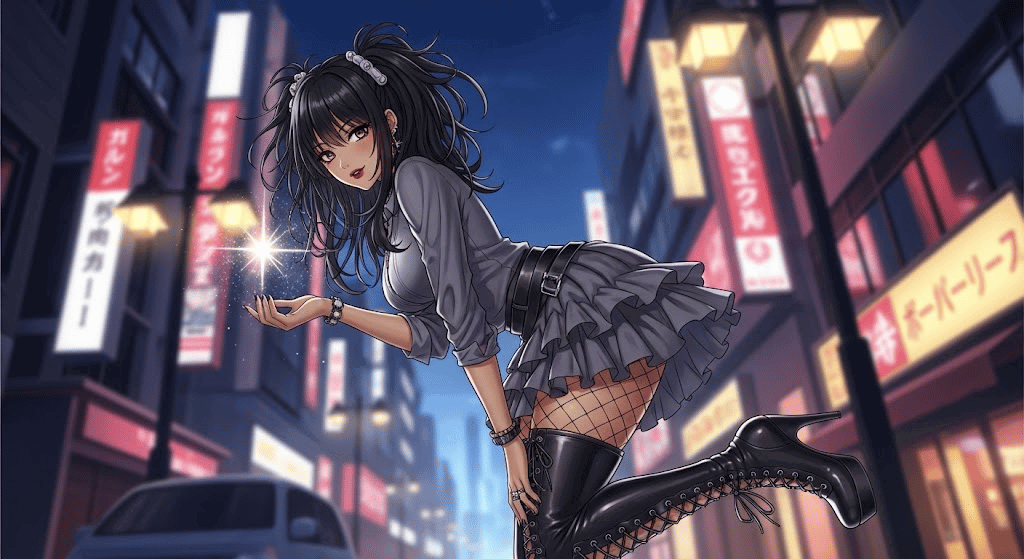 Cover art for My summoner is gyaru, a gyaru scenario on AI Dungeon