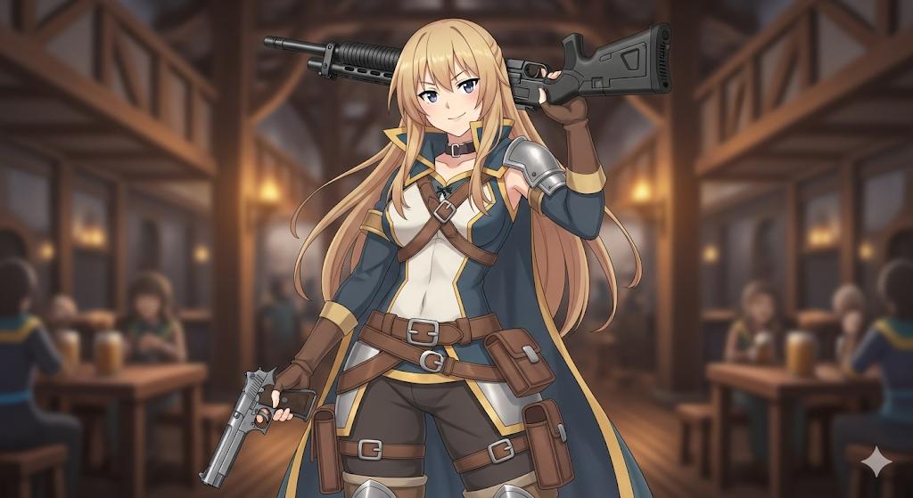 Cover art for Gunmancer, a medieval scenario on AI Dungeon