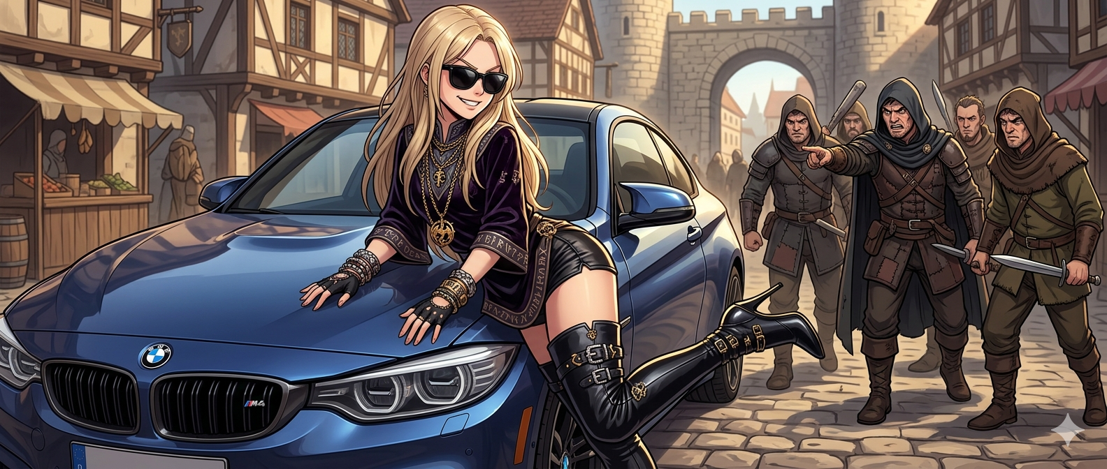 Cover art for Mage's paradise, a fantasy scenario on AI Dungeon