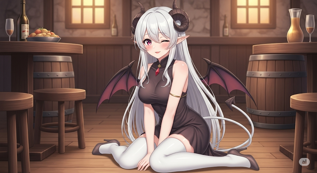 Cover art for My soulmate is hell's princess!?, a succubus scenario on AI Dungeon