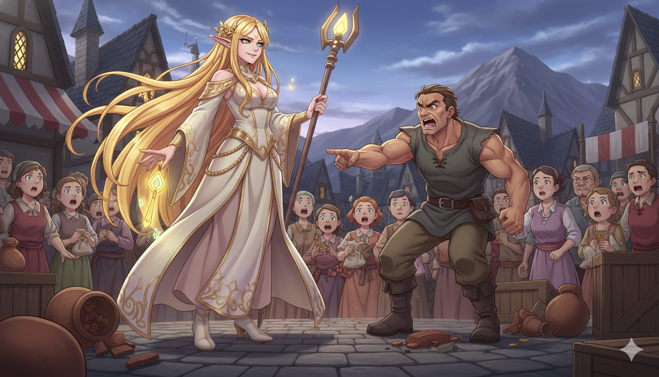 Cover art for The fake prophet, a medieval scenario on AI Dungeon