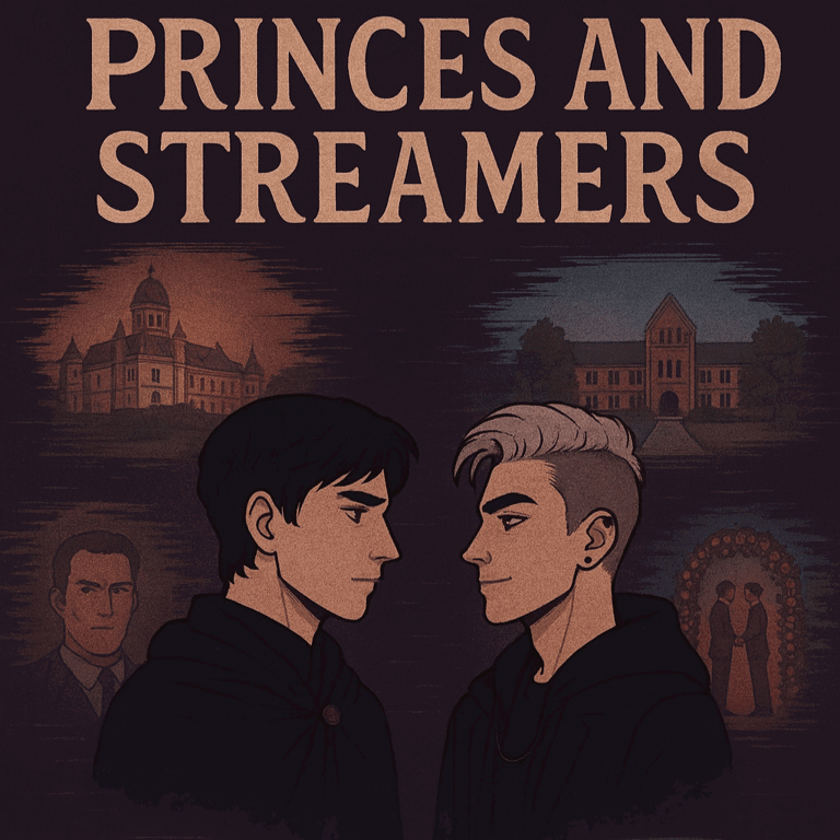 Cover art for Princes and Streamers, a romance scenario on AI Dungeon