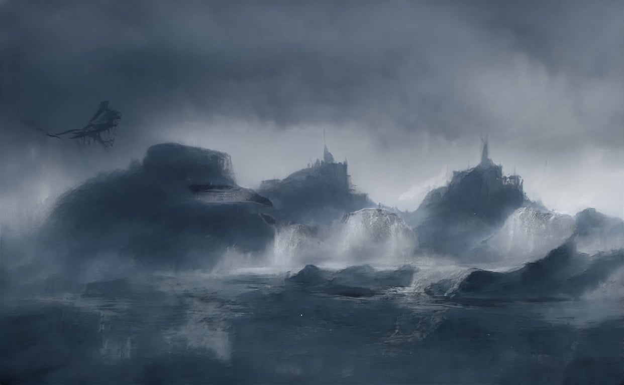Cover art for For They wept., a wept universe scenario on AI Dungeon