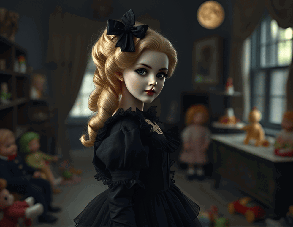 Cover art for Play With Me?, a doll scenario on AI Dungeon