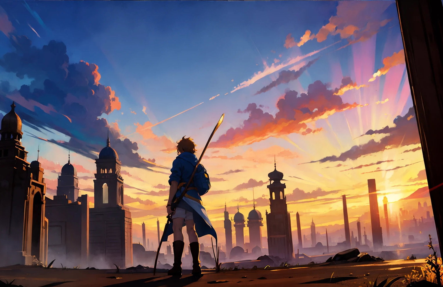 Cover art for Dread Expanse, a desert scenario on AI Dungeon