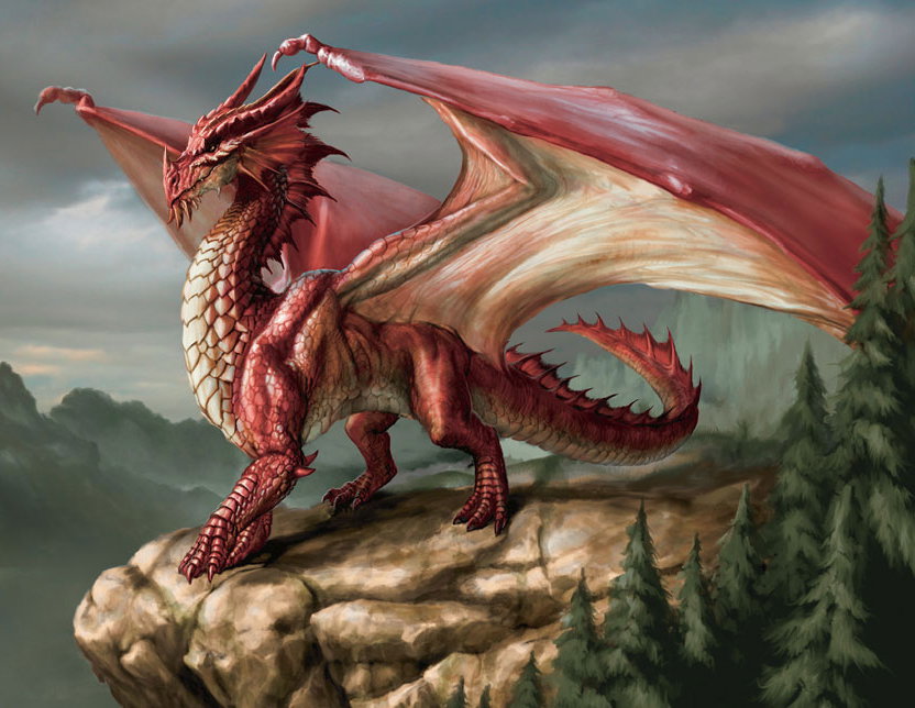 Cover art for Chromatic Dragon Series: Red, a dragon scenario on AI Dungeon