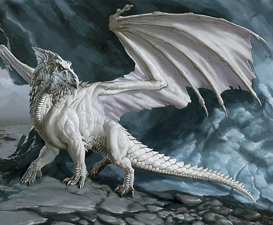 Cover art for Chromatic Dragon Series: White, a dragon scenario on AI Dungeon