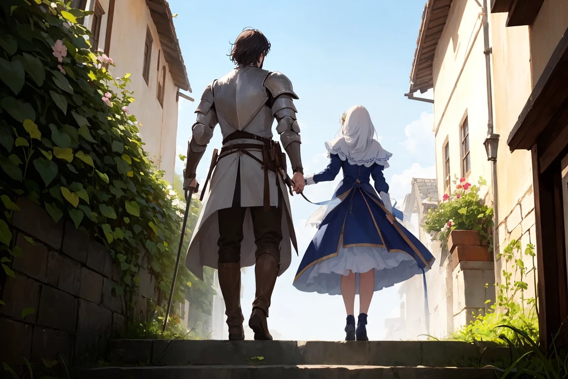 Cover art for An Escort Mission, a fantasy scenario on AI Dungeon