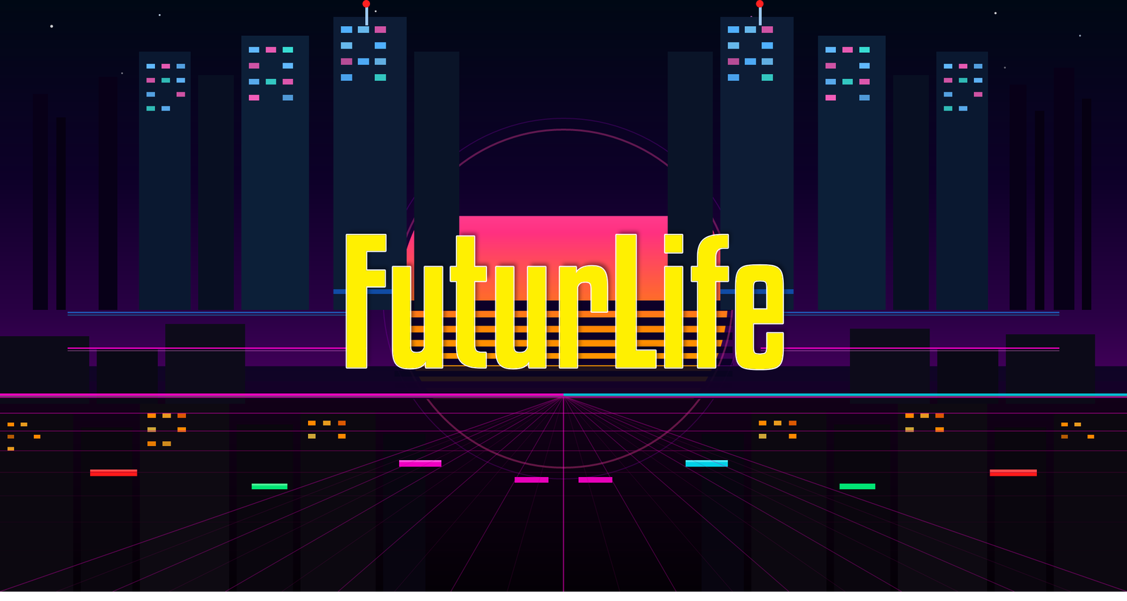 Cover art for FuturLife, a futuristic scenario on AI Dungeon