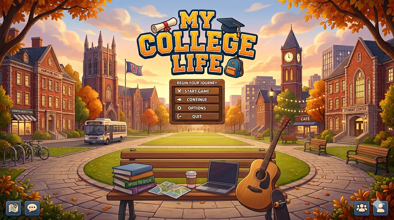 Cover art for AC+IS My College Life, a school scenario on AI Dungeon