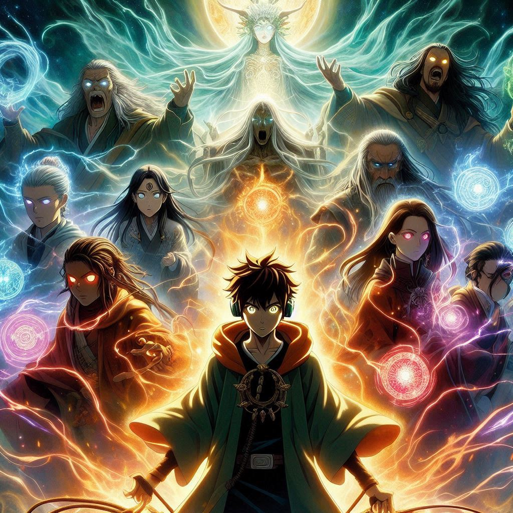 Cover art for Shaman King : The Battle for Spiritual Harmony, a king shaman scenario on AI Dungeon
