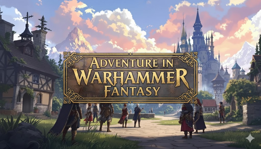 Cover art for WITH CC: Warhammer Fantasy, a fantasy scenario on AI Dungeon