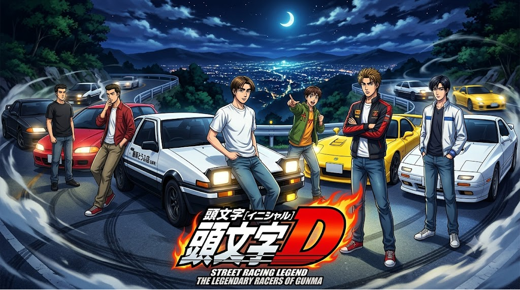 Cover art for Initial D, an initial d scenario on AI Dungeon