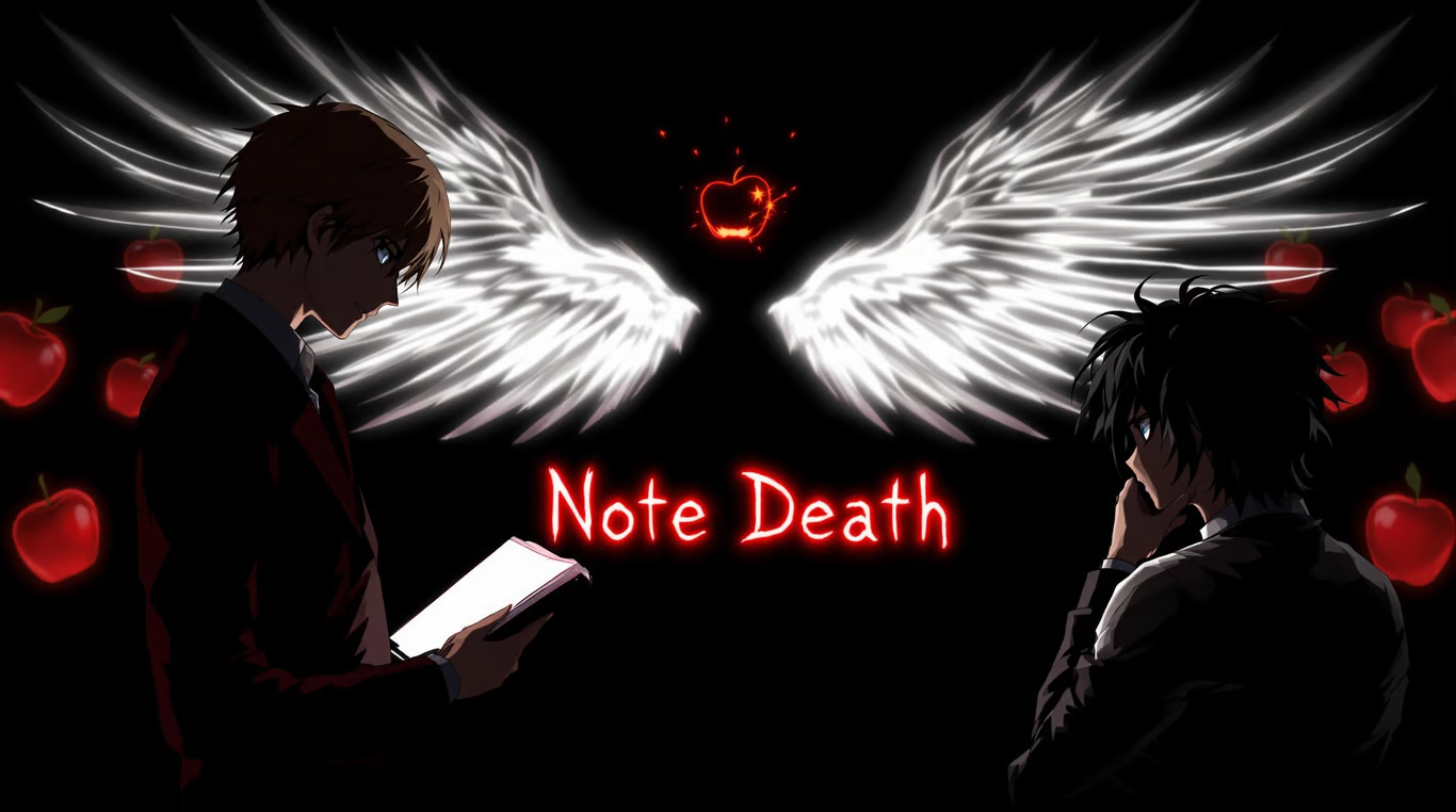 Cover art for Death Note, a death note scenario on AI Dungeon