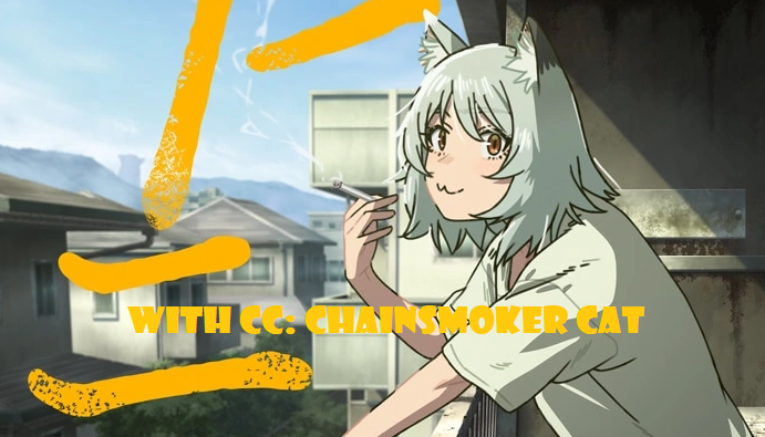 Cover art for WITH CC: Chainsmoker Cat, a chainsmoker scenario on AI Dungeon