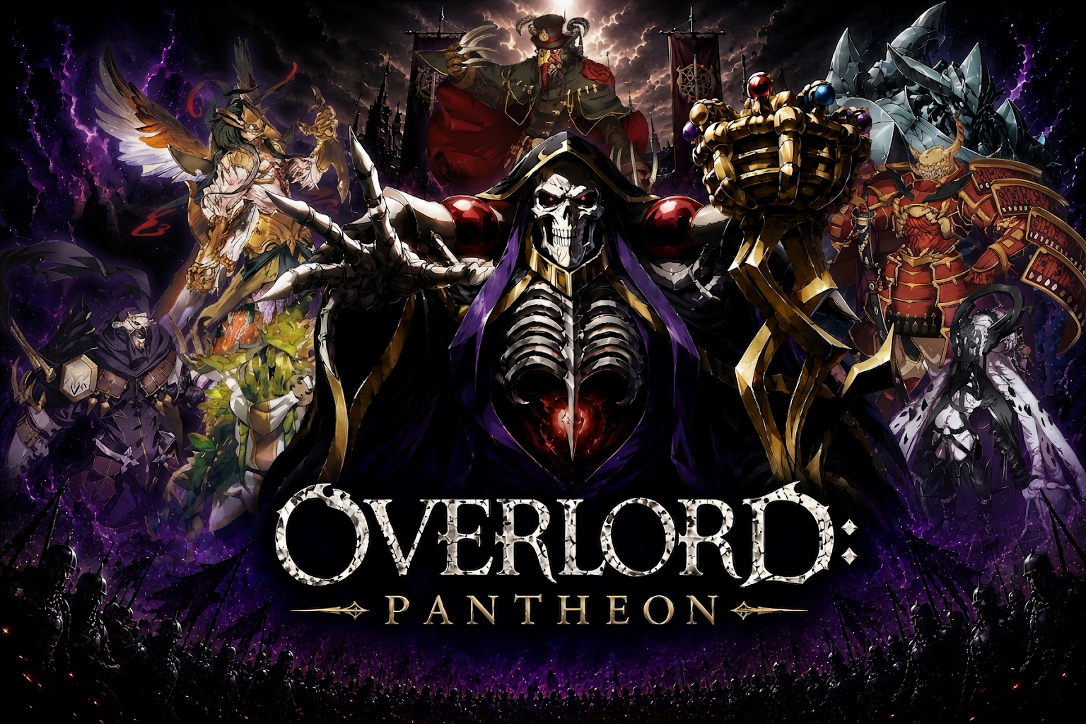 Cover art for Overlord: Pantheon, a fantasy world on Voyage