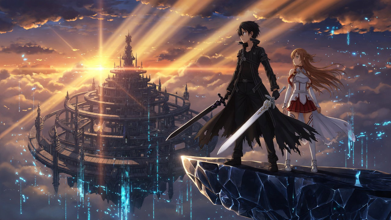 Cover art for Sword art Online, a sword art online world on Voyage