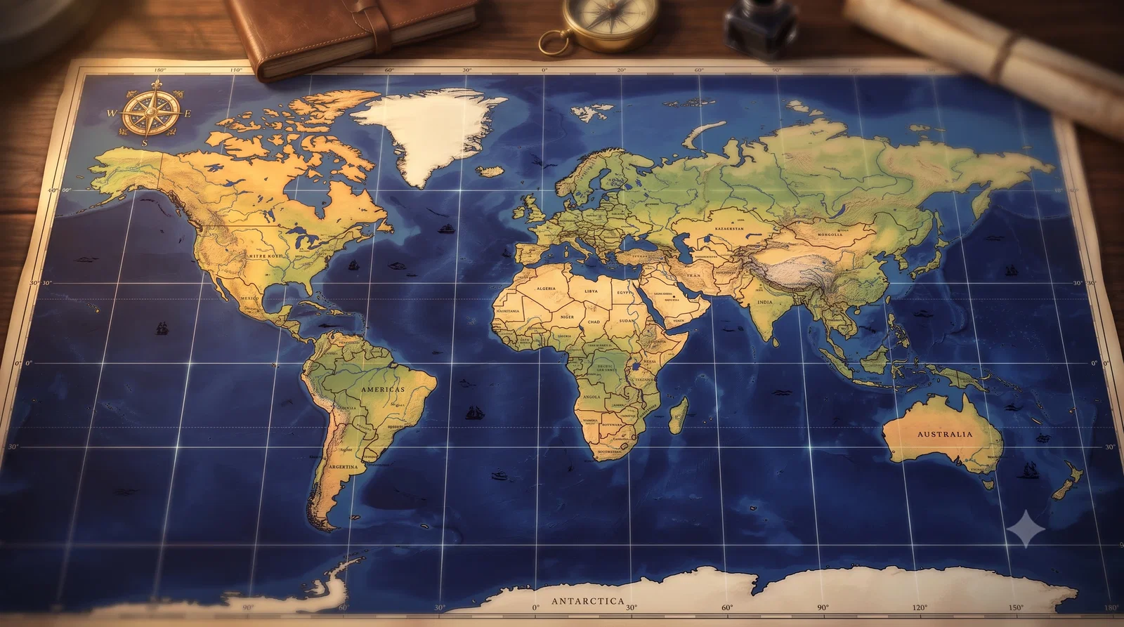 Cover art for World Map - Earth, a world map mod on Voyage