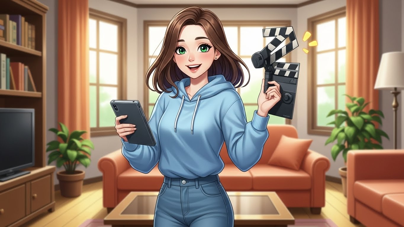 Cover art for She's going to be a star, a celebrity scenario on AI Dungeon