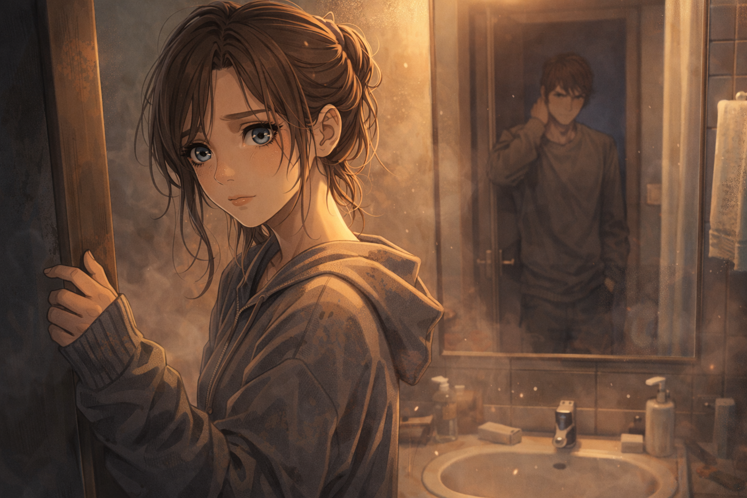 Cover art for Caught in the Middle, a slice of life scenario on AI Dungeon