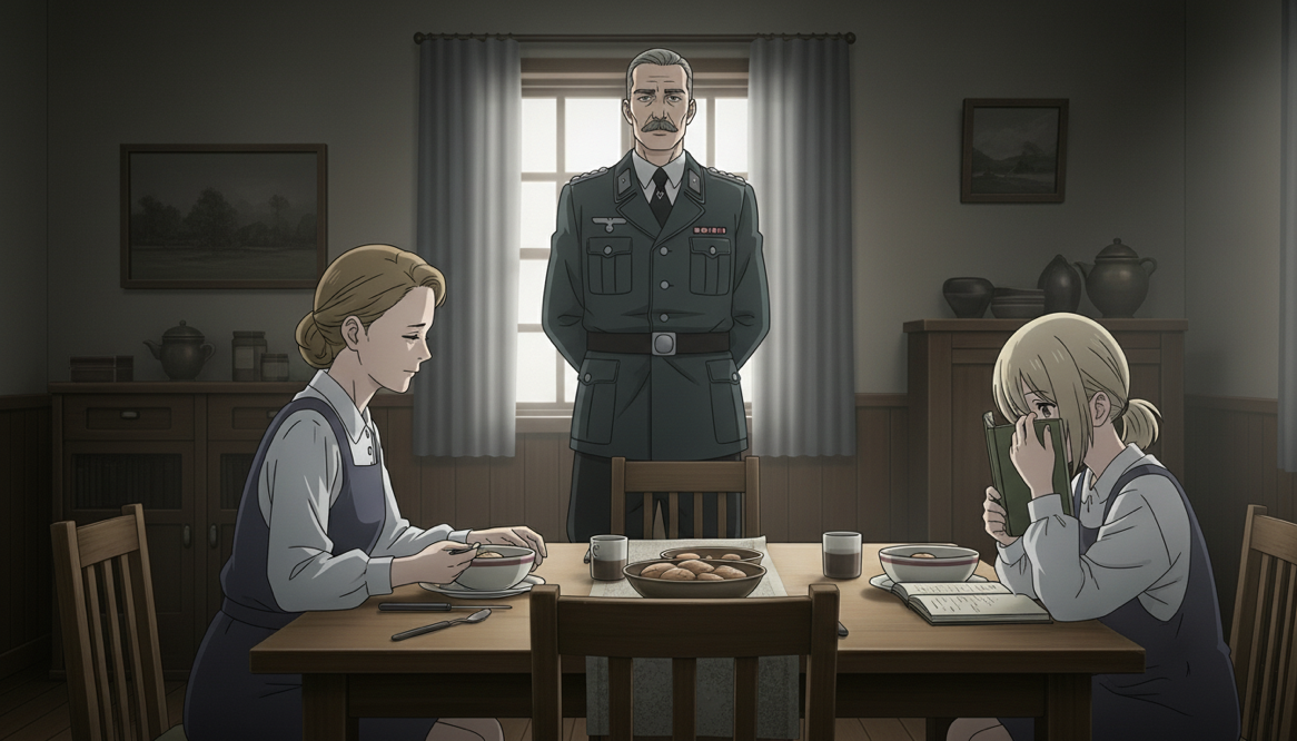Cover art for Family In The Ash, a historical scenario on AI Dungeon
