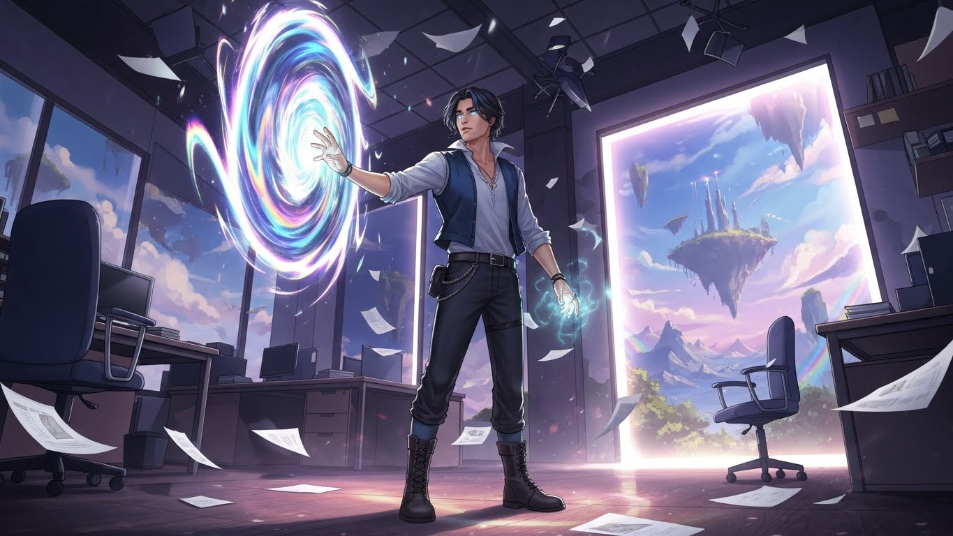 Cover art for Dreamwalker, a fantasy scenario on AI Dungeon