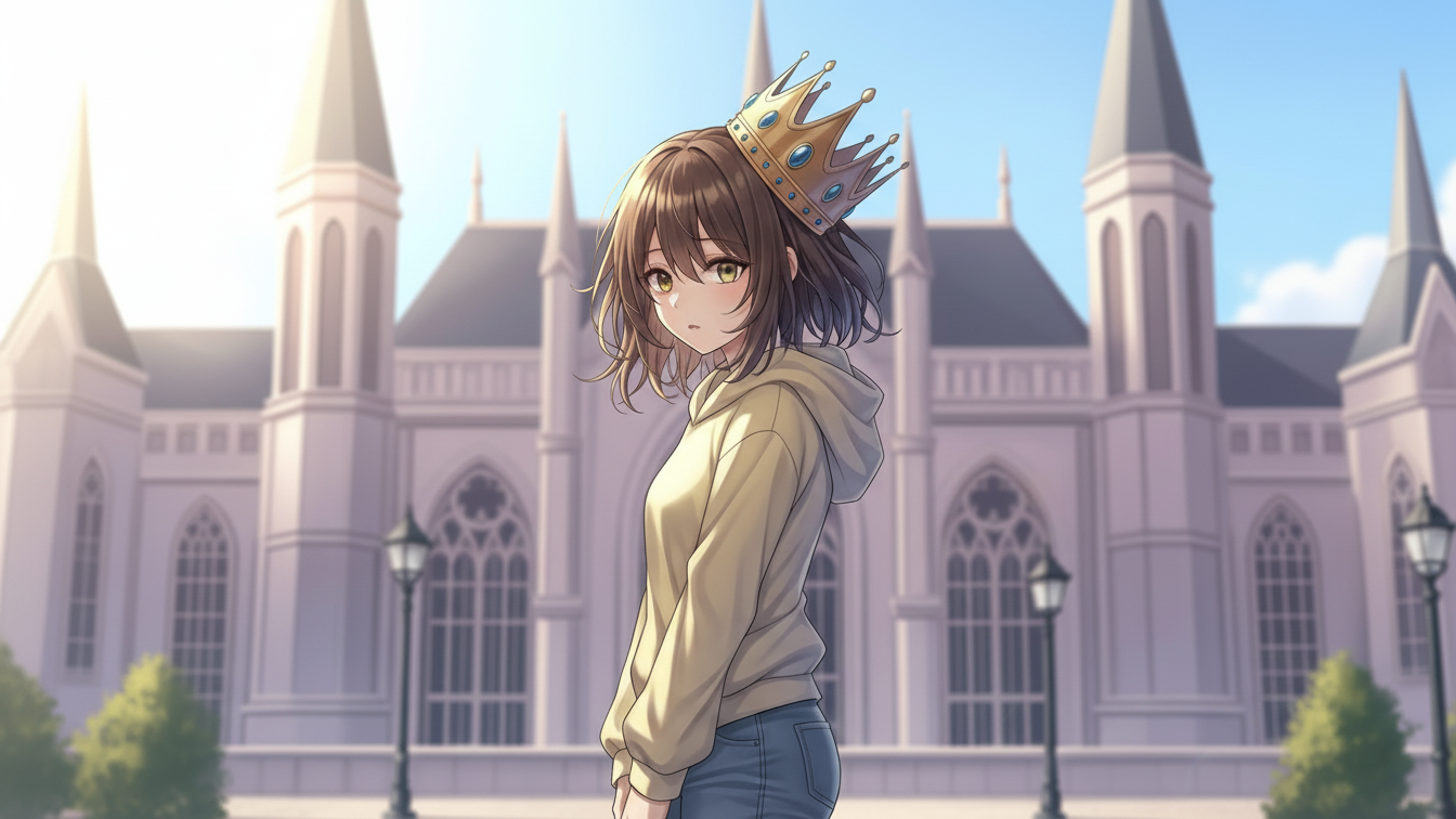 Cover art for My Sister Is The Queen, a contemporary scenario on AI Dungeon