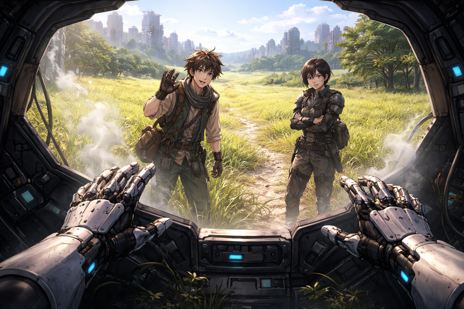 Cover art for Drop Capsule 79, a mech scenario on AI Dungeon